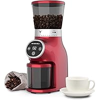 Conical Burr Coffee Grinder, GIVENEU Electric Burr Mill Coffee Bean Grinder with 31 Grind Settings for Espresso, Drip…