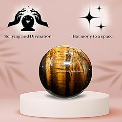 Amazing Gemstone Tiger Eye Crystal Ball - 1 Inches