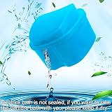 Keedolla Denture Cup Orthodontic Retainer Case Blue with Brush Basket Lid view 7