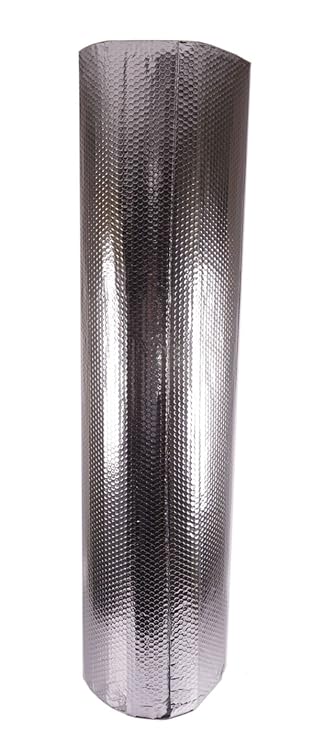 Solar Bay 37.5silver MP Folie Blase Isolierung für Boden Wand Caravan Schuppen Loft Dach 37,5 M2 Rolle, silber