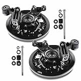 A-Premium 2x Rear Steering Knuckle & Wheel Bearing