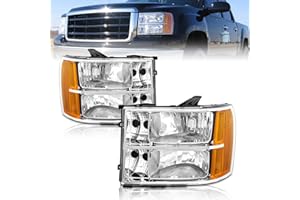AS Headlights for 2007 2008 2009 2010 2011 2012 2013 GMC Sierra Headlights for 07-13 Sierra 1500/07 08 09 10 11 12 13 14 Sier