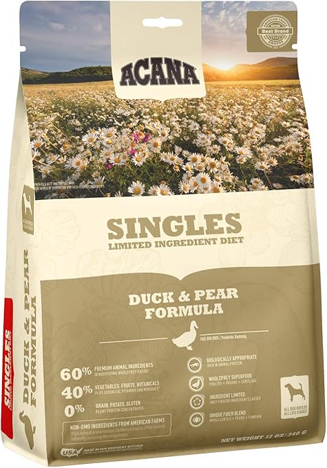 dog food with duck meat