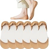No Show Socks for Flats Heels Pumps Lofers Low Cut Non-Slip Invisible Liner Socks for Women by Flammi