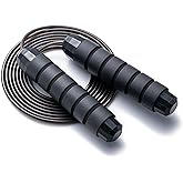 BOOMIBOO Jump Rope, Adjustable Jump Ropes,Skipping Rope Tangle-Free Rapid Speed with Ball Bearings for Women Men Kids,Exercise &amp; Slim Body Jumprope at Home School Gym