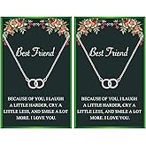 Your Always Charm Friendship Necklaces BFF Necklaces for 2 for Women Matching Necklace for BFF Bestie Friends Sisters Birthday Gifts for Her