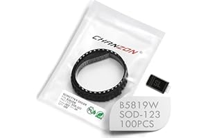 (Pack of 100 Pieces) Chanzon B5819W SMD Schottky Barrier Rectifier Diodes 1A 40V SOD-123 1 Amp 40 Volt (Marking SL)