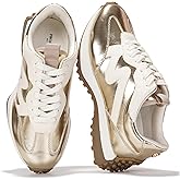 Project Cloud Trendy Fashion Sneakers for Women 2026 - Memory Foam and Non-Slip Comfortable Casual Ladies Shoes for Womens Fashion Sneakers - Lightweight Lace-up Shoes (Lecco)