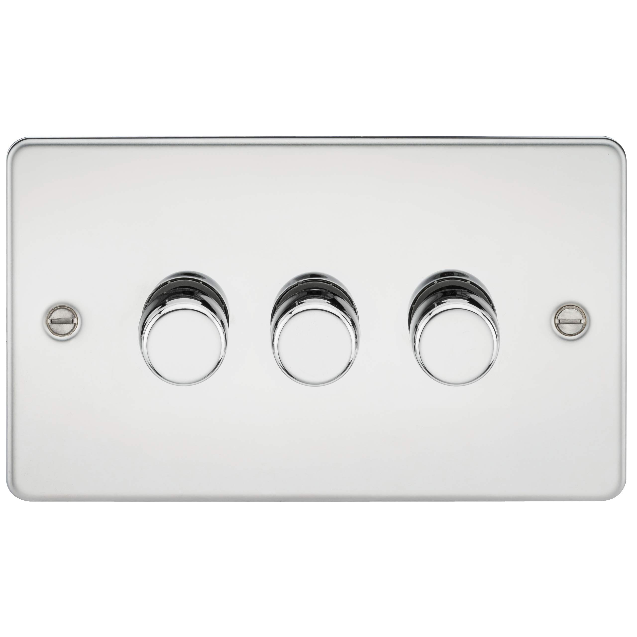 3G 2-way 10-200W (5-150W LED) Intelligent dimmer - Polished Chrome