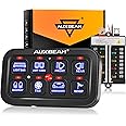 Auxbeam 8 Gang Switch Panel BB80 Universal Circuit Control Relay System Automatic Dimmable LED Switch Control Panel Switch Pod Touch Switch Box for Car Truck Offroad ATV SUV - Blue, 2 Years Warranty