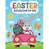 Easter Activity Book for Toddler, Kids with Mazes, Word Search, Crossword, Dot to Dot, Coloring For Beginners to Learn and Easy to Colors, Gift For Boys, Girls Age 2-4, 4-8