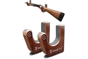 StrongTools Wall Mount Handgun Hanger, Pistol Rack for Safe or Cabinet/Wood Rifle Hook, Shotgun Display Suitable for Wall