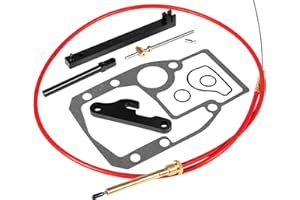 USSURAY Lower Shift Cable Kit Replacement for OMC Cobra Sterndrive1988-1993, Adjustment Tools Mounting Gasket Set, Replaces 987661 986654 987498