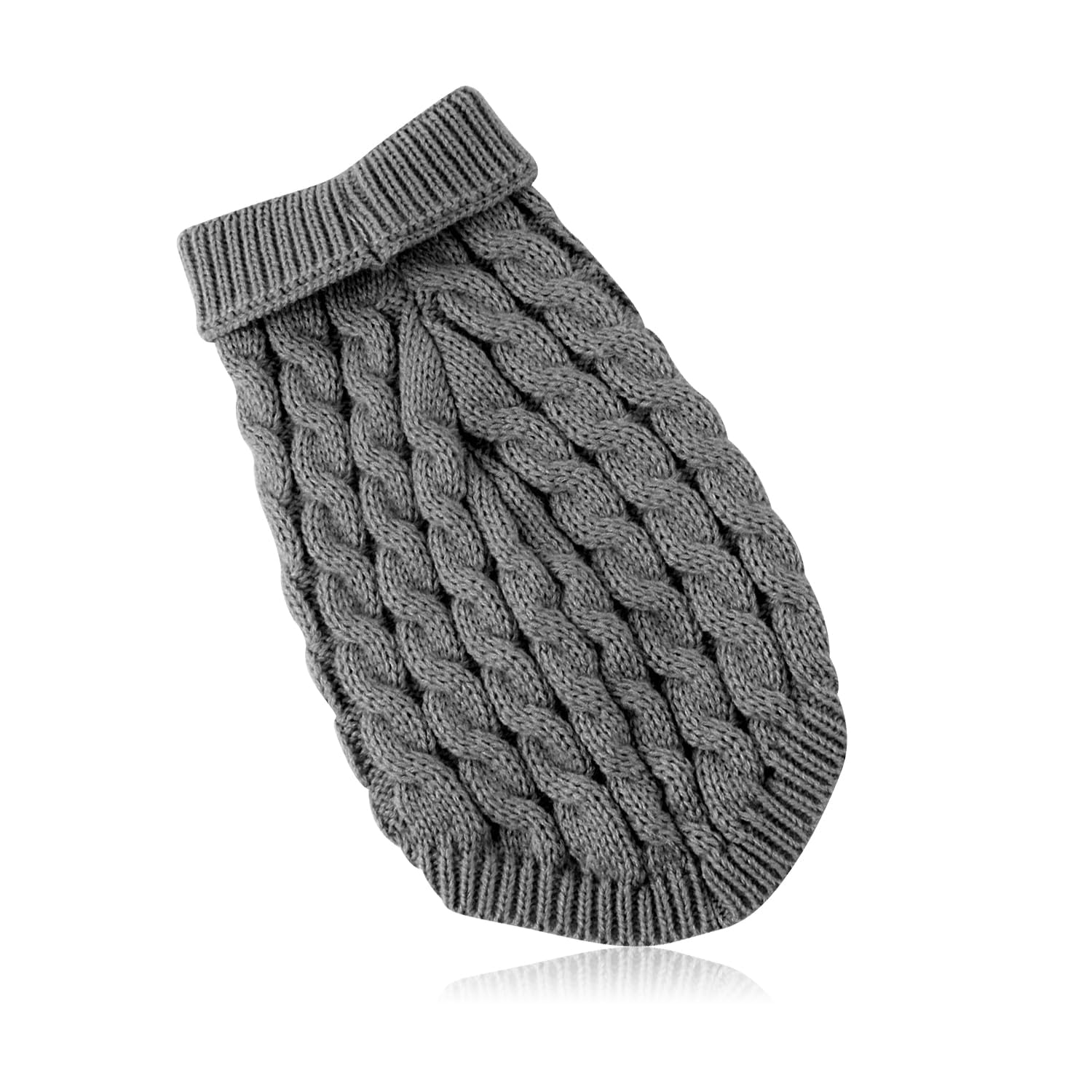 Rumyve Knitted Jumper and Warm Dog Sweater,Classic Turtleneck Knitted Dog Sweater,Dog Winter Clothing for Small and Medium Sized Dog Pet Clothing(M)