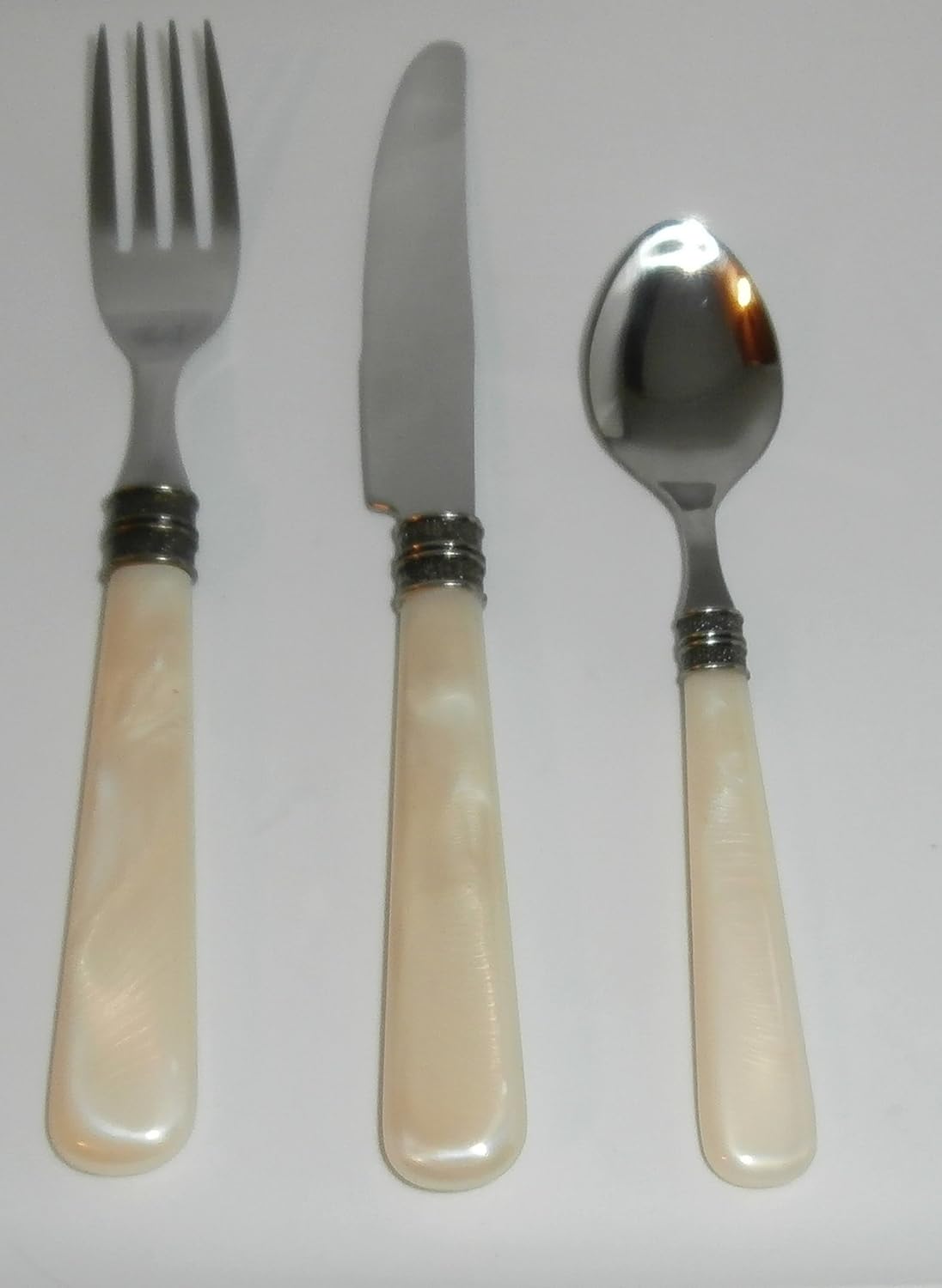 Barenthal L'art Et La Table 12 Piece Flatware Service for Four White Pearl Amazon.ca Home