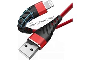 (2 Pack) Long iPhone Charger 10ft for [MFi Certified],CyvenSmart 10 Foot Lightning Cable Fast Charging Cord 10 Feet for iPhone 12/12 Pro/11/11 Pro/11 Pro Max/XS/XS Max/XR/X/8/8 Plus/7/7 Plus/6 Plus