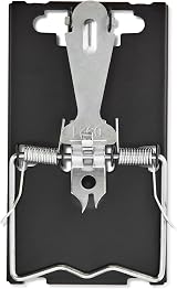 Pest-Stop Easy Setting Metal Rat Trap Durable Reusable Snap Trap view 3