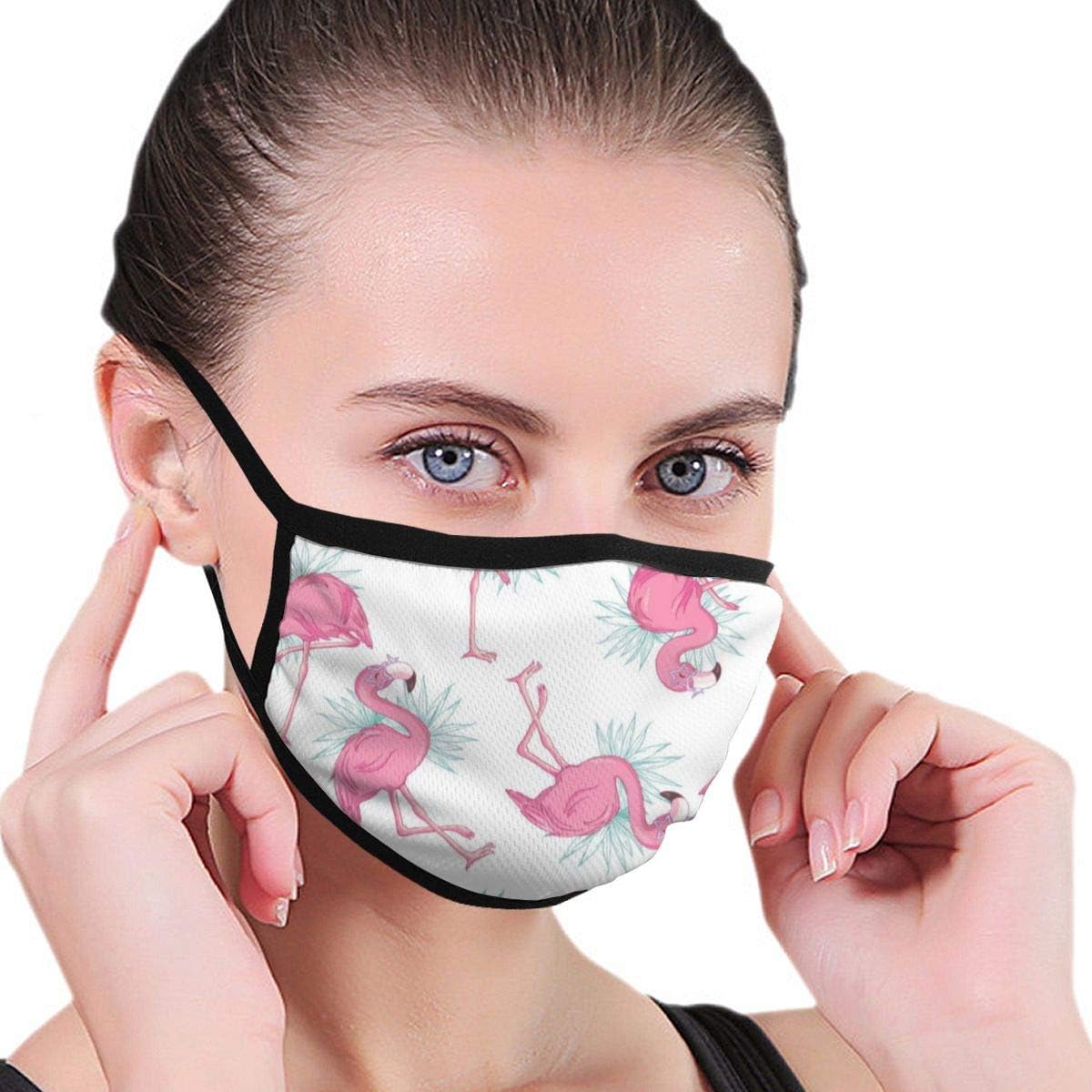 Masks With FlamingosDust Mask,Washable and Reusable Cleaning Gardening Mask