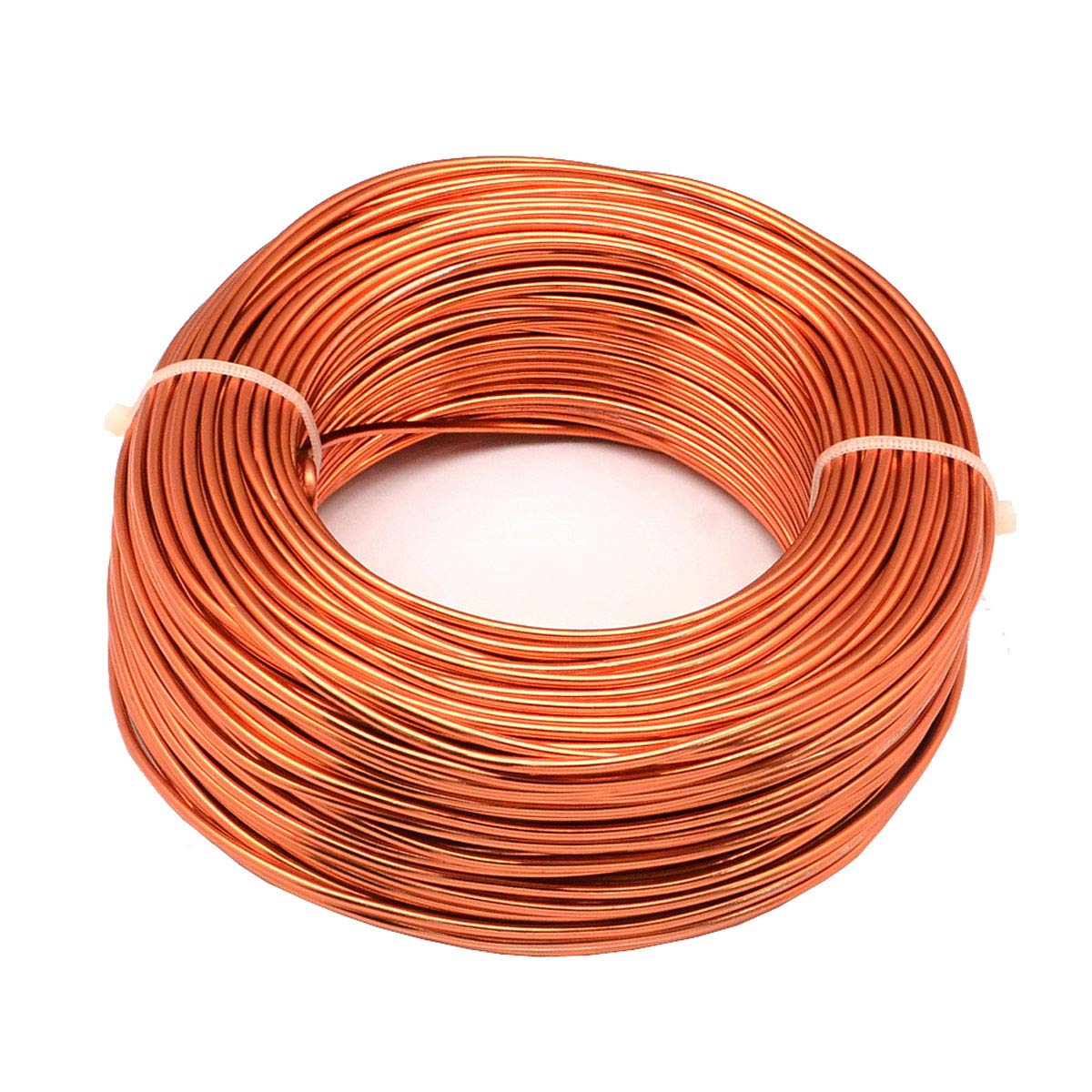 Aluminium Wire Rolls 10m Bendy Craft Silver Wire for Jewelry Making,DIY Sculpture,Modelling Making and Crafts(Gold,Diameter-2.0mm)