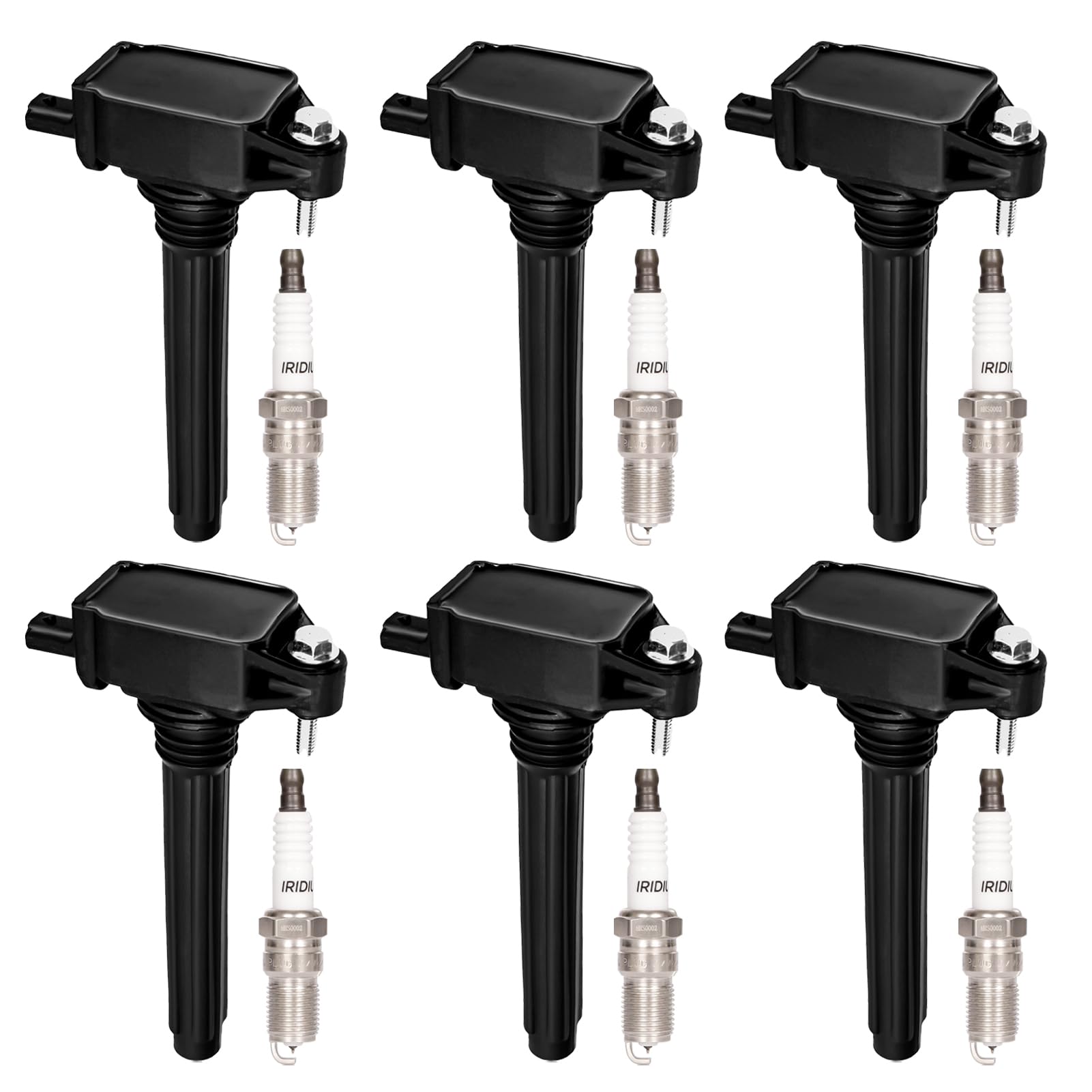 Photo 1 of ***SEE NOTES***
Set of 6 Ignition Coil Packs & Iridium Spark Plugs for Dodge Grand Caravan Durango Journey Jeep Cherokee Wrangler Chrysler Town Country 300 Charger 3.6 Replaces UF648 UF709