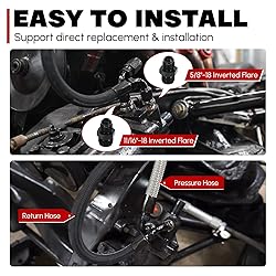 PQY 25Inch 6AN Power Steering Pump Hose Kit