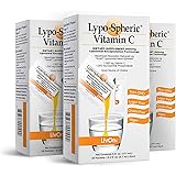 Lypo–Spheric Vitamin C – 3 Cartons (90 Packets) – 1,000 mg Vitamin C & 1,000 mg Essential Phospholipids Per Packet – Liposome