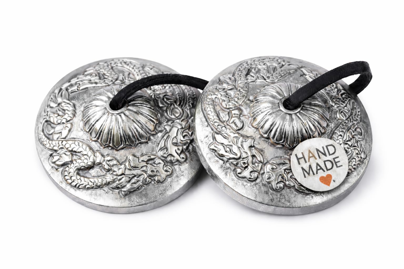 Tingsha Cymbals Bells - Easy To Play - Meditation Mindfulness Bronze Chime For Chakra Healing Sound Bath Spiritual Gifts Handcrafted Tibetan By Himalayan Bazaar