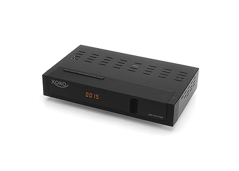 Xoro HRK 7672 TWIN DVB-C HD Kabelreceiver (HDTV TWIN Tuner, HDMI, USB PVR Ready, S/PDIF opt., MiniSCART, 12V) schwarz