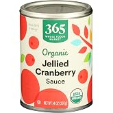 365 by Whole Foods Market, Organic Jellied Cranberry Sauce, 14 Ounce