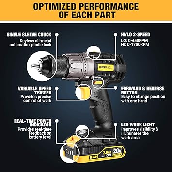 TECCPO  Power Drills product image 2