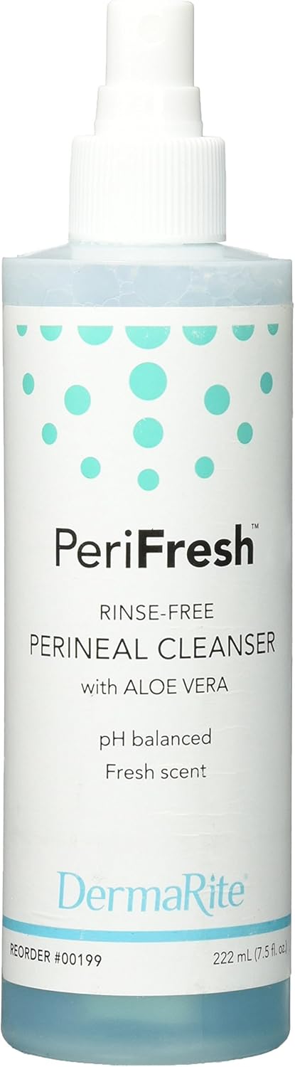 DermaRite Perifresh No-Rinse Perineal Cleanser Spray Bottle, 7.5 oz.: Health & Personal Care