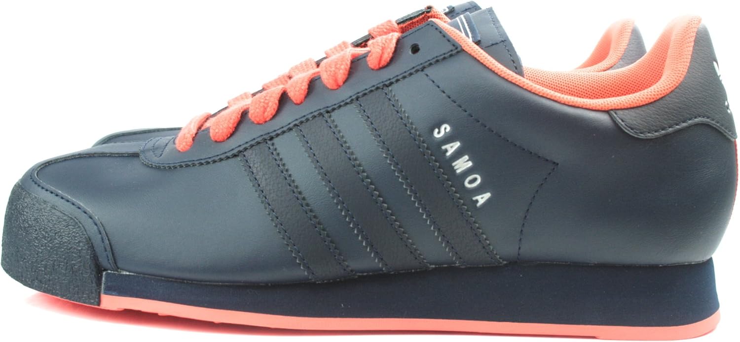 adidas samoa black and poppy red