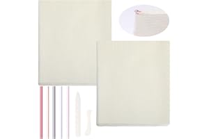MANOPAWS 9Pcs Book Binding Cloth Kits-Includes Book Making Repair Cloth Material,Book Binding Tape,Bone Folder Tools for Repairing Binding of Old Books (39×45in)