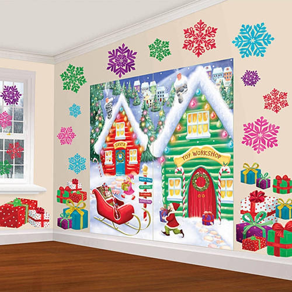 North Pole Christmas Scene Setters
