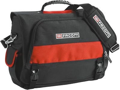 Facom BS.TLBPB 2-in-1 Tool Bag Organizer with Laptop/Tablet Pouch