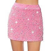 Century Star Sequin Skirt Girls Sparkly Elastic Waist Glitter Kids Metallic Fall Outfits Dacne for Cold Weather