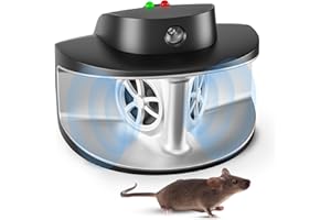 X-OCTENOL Ultrasonic Mouse Repeller Plug in Rats Deterrent Indoor Mice Repeller with 4 Modes and Ultrasonic Wave for Mouse Mice Rats Squirrels