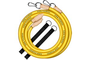 Inertia Wave Dynamic Rubber Battle Ropes Alternative for Home and Gym | Maximize Calorie Burn | Revolutionary Fitness Equipment for Abs and Full Body Workout
