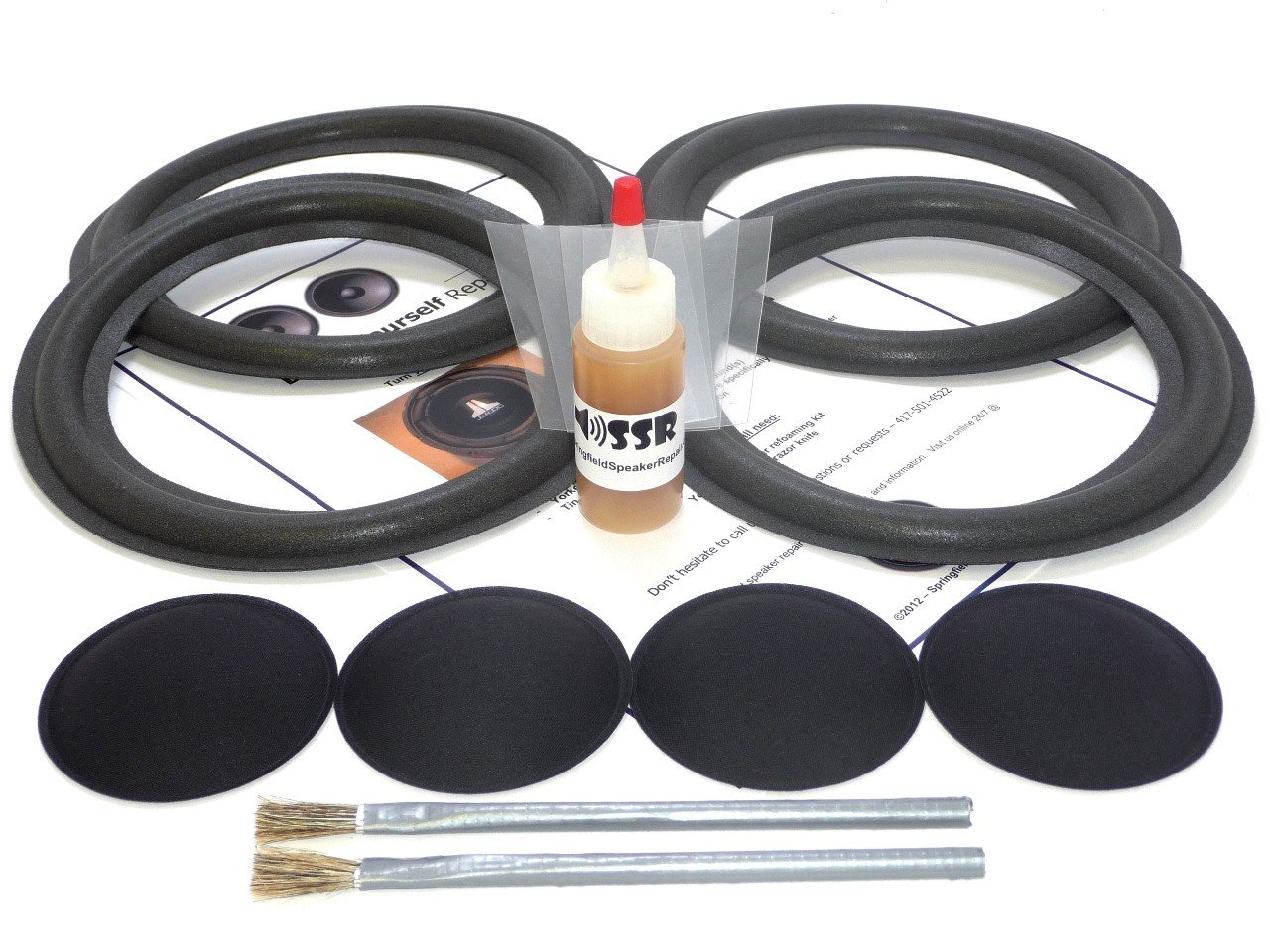 8" Complete Bose 601 Foam Surround Repair Kit 4 Piece, 8 Inch Buy 8