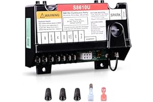 WUDEY S8610U Furnace Control Board Module Replacement for Honeywell S8610U3009 S8610U1003 Universal Ignition Module Intermittent Pilot Control