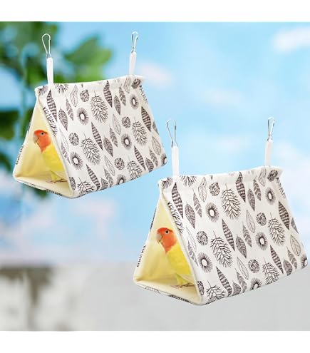 Vogelnest Hängematte Aus Plüsch – Käfigzelt Für Papageien, Sittiche & Kleine Vögel