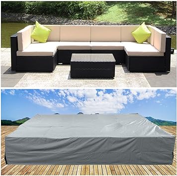 Amazon Com U Max Extra Large Rectangular Table Patio Furniture