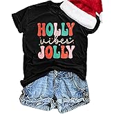 Merry Christmas Shirts for Women Christmas Long Sleeve Plaid Xmas Trees Graphic Shirt Christmas Blouse Tee Tops