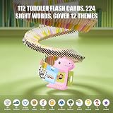 Visator Talking Flash Cards for Toddler 2-6 Years 224 Words Educational Toy view 3