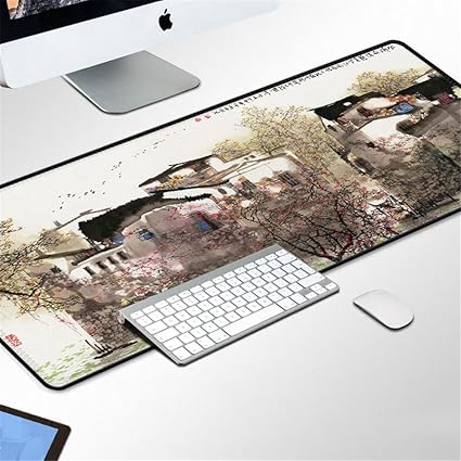 Amazon Ll Coeur 大型マウスパッド キーボード ゲーミング オフィス テーブルマット が良い 滑り止めゴム底 古代の絵 800 X 300 X 3mm 5 Ll Coeur マウスパッド 通販