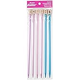 Susan Bates Silvalume Knitting Needles - 10 Inch Single Point 9mm Aluminum Needles