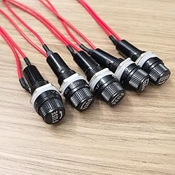 Gebildet 6 x 30mm Pre-Wired Fuse Holder - AC 10A