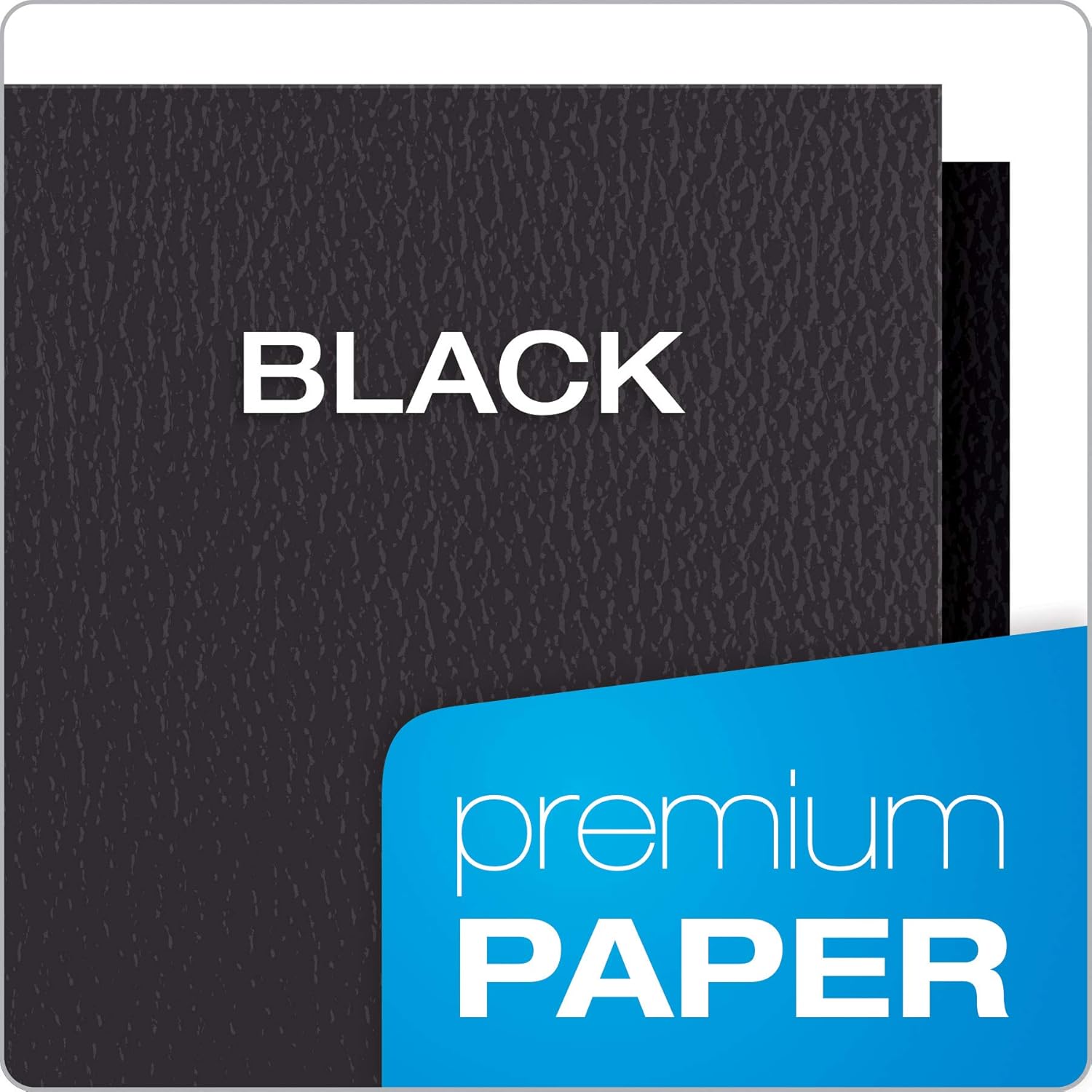 Oxford Monogram Executive Twin Pocket Folders, Letter Size, Black with Gold Foil Trim, 4 Pack (04161EE) : Project Folders : Office Products