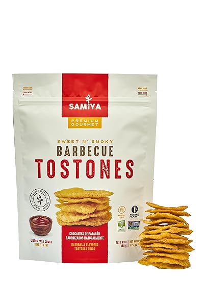 SAMIYA PLANTAIN CHIPS | BARBECUE | CRUNCHY TOSTONES...