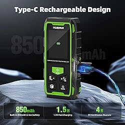 Huepar Dual Laser Measuring Tool, 656Ft Green-Beam